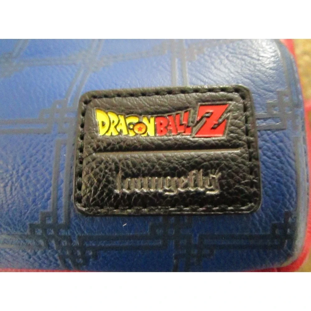 Loungefly‎ Dragon Ball Z Backpack Blue Red Leather Anime